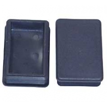 21x41 CHANNEL END CAP GREY              
