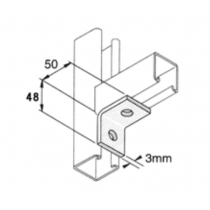 50 x 48 90 Deg 2 Hole Angle  HDG        