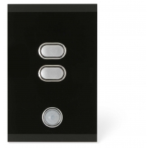 iZone Smart Switch - 2 Button - Black