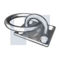 304 EYE PAD OBLONG W/RING: 5            