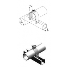 203mm Channel Clip Gal                  