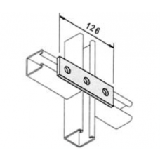 126 x 40 3 Hole Plate HDG               