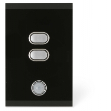 iZone Smart Switch - 2 Button - Black